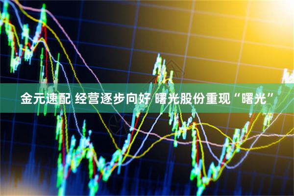 金元速配 经营逐步向好 曙光股份重现“曙光”